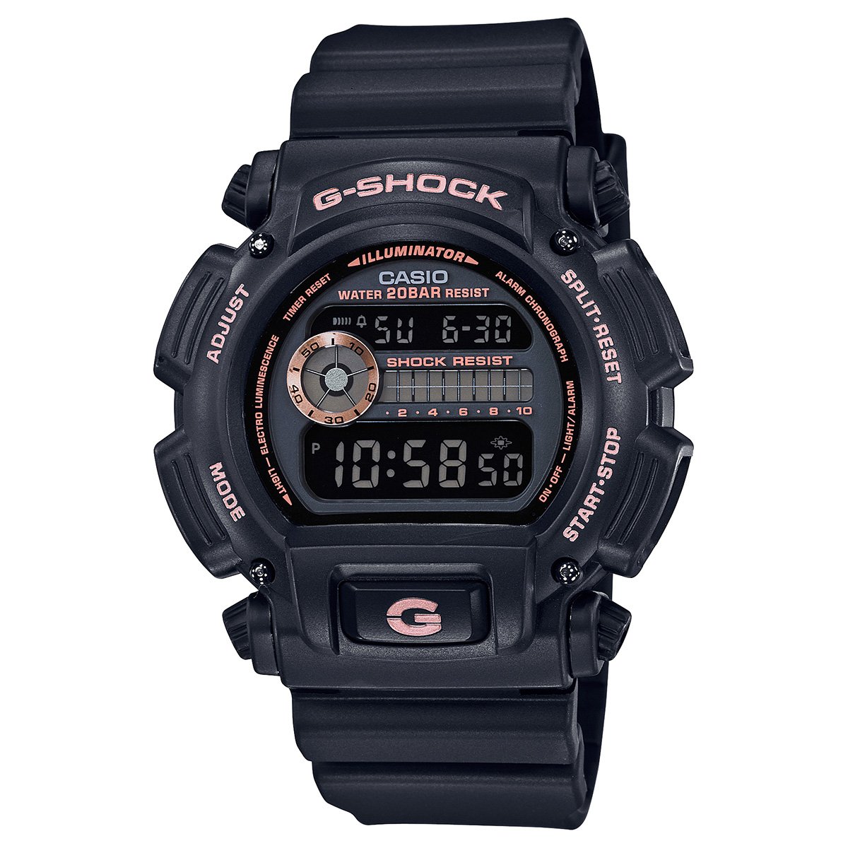 Relógio Digital G-Shock DW-9052GBX-1A4DR Masculino - Preto Menor preço em Relógio Digital G-Shock DW-9052GBX-1A4DR Masculino - Preto