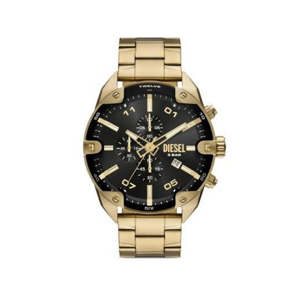 Relógio DZ4678 Diesel Spiked Quartzo Cronógrafo Caixa 50mm