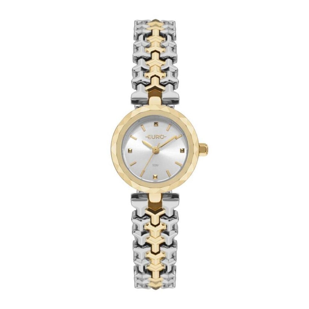 Relógio Euro Feminino Ref: Eu2035zcr/5k Bracelete Bicolor
