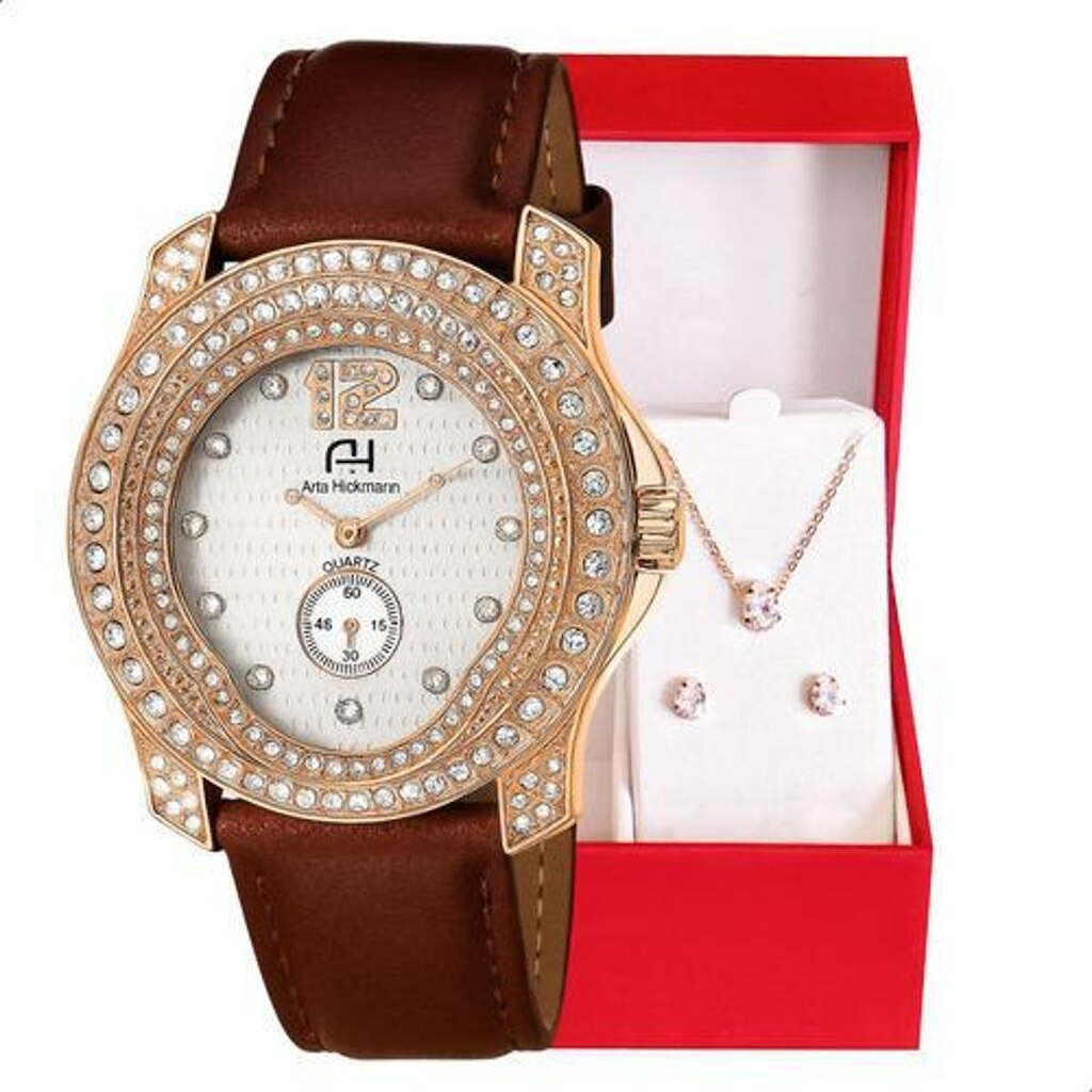Relógio Feminino Champion Ana Hickmann Luxo Cristal AH28277B