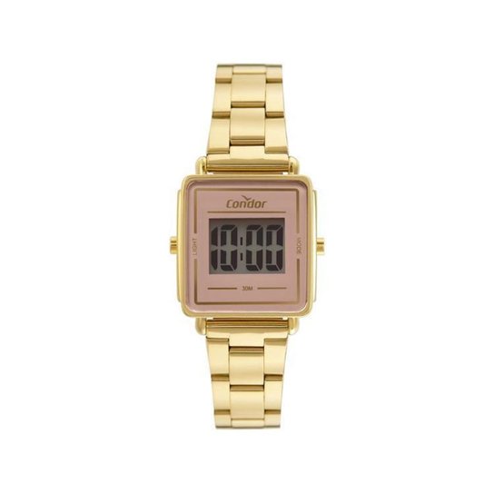 Relógio Feminino Digital Condor - Dourado