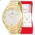 Relógio Feminino Dourado Champion Cn29892Z (Dourado) - Dourado