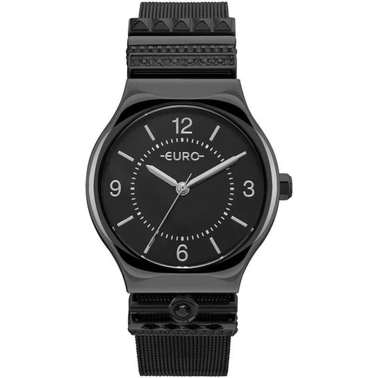 Relógio Feminino Euro EU2035YNI/4P Aço - Preto