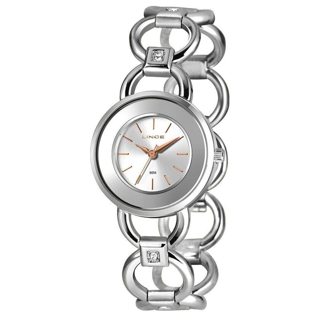 Relógio Feminino Grace Lince Prata LRM4791L31 S1SX