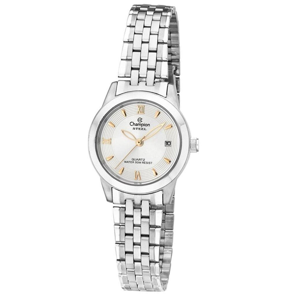 Relógio Feminino Prata Analógico Champion Aço Inox CA28832Q