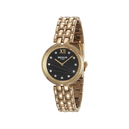 Relógio Feminino Seculus Analógico - Dourado