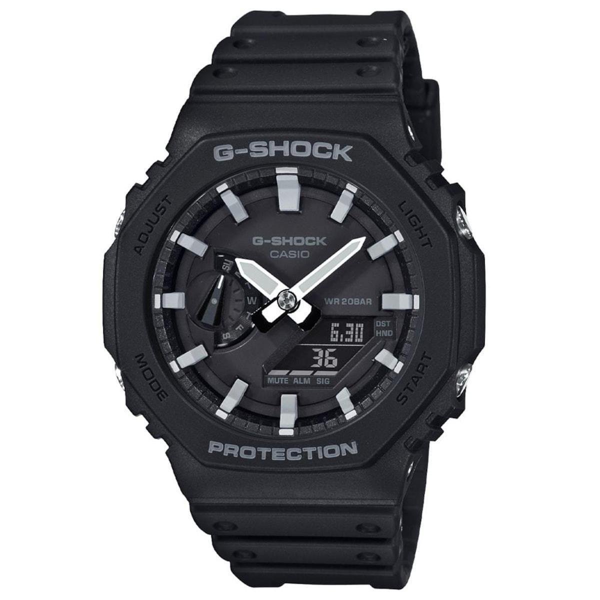 Relógio G-Shock Carbon Core GA-2100-1ADR - Preto Menor preço em Relógio G-Shock Carbon Core GA-2100-1ADR - Preto