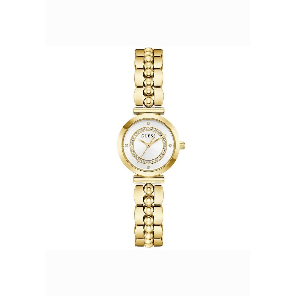 Relógio Guess Caixa E Pulseira Aço Dourado