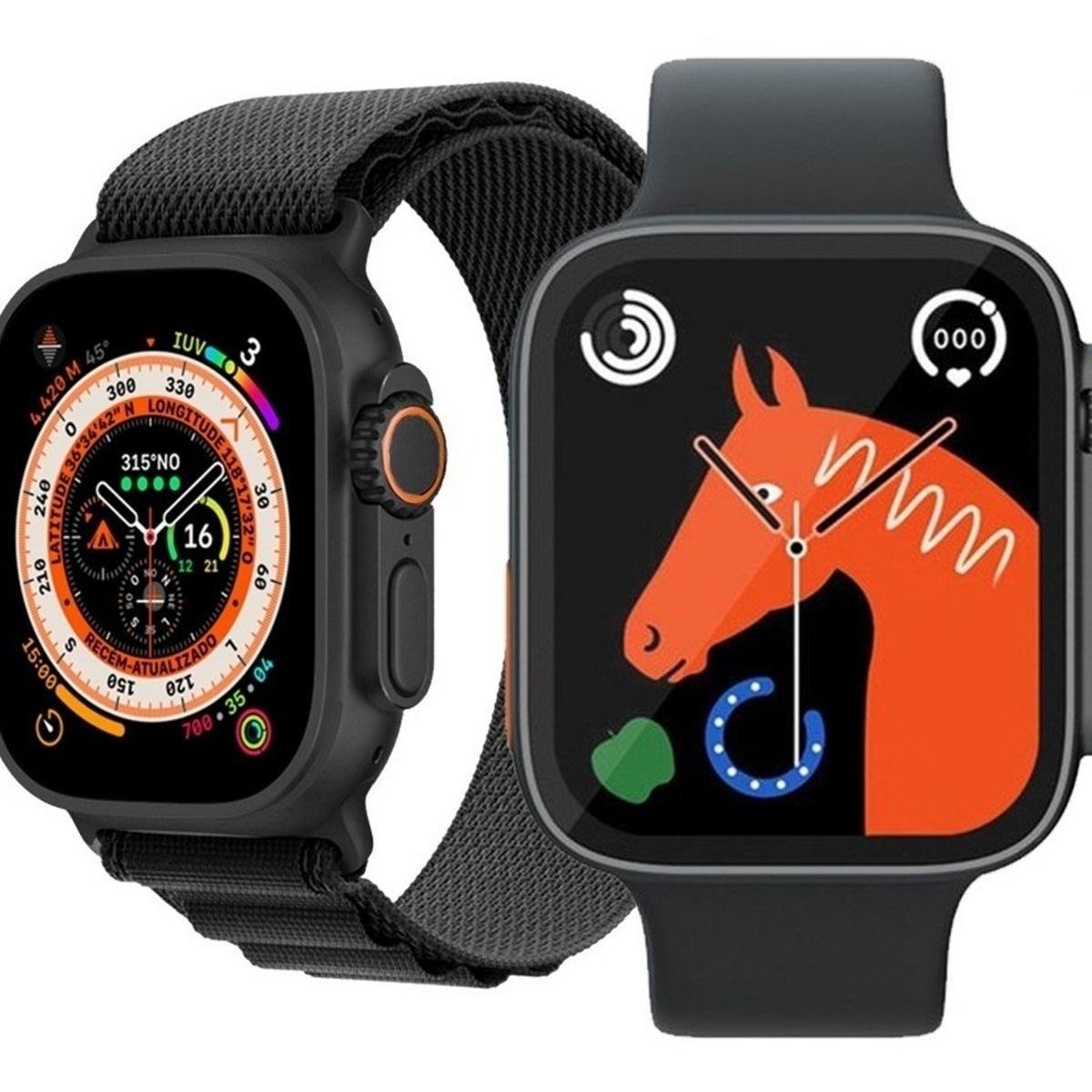 Relogio Inteligente Smart Watch Original Hw8 Watch Ultra Serie 8 Alpine Loop Nfc 49mm C/Nf Menor preço em Relogio Inteligente Smart Watch Original Hw8 Watch Ultra Serie 8 Alpine Loop Nfc 49mm C/Nf