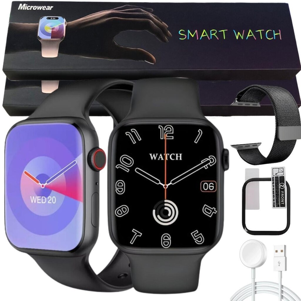 Relógio Inteligente W29s Pro Ilha Dinamica ChatGpt Gps Recebe Faz Chamadas Pulseira Extra Pelicula
