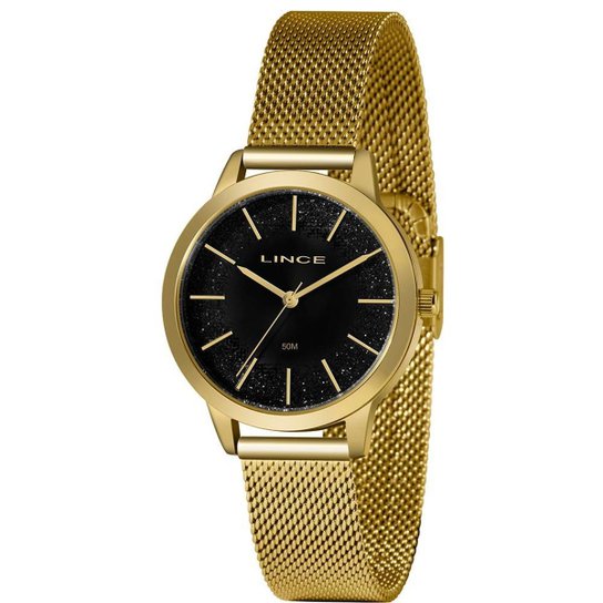 Relógio Lince Feminino Urban Dourado LRG4678L-P1KX - Dourado