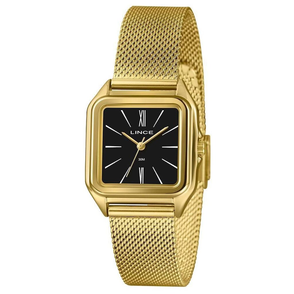 Relógio Lince   Lqgm0l0 Pkx Retangular Mesh