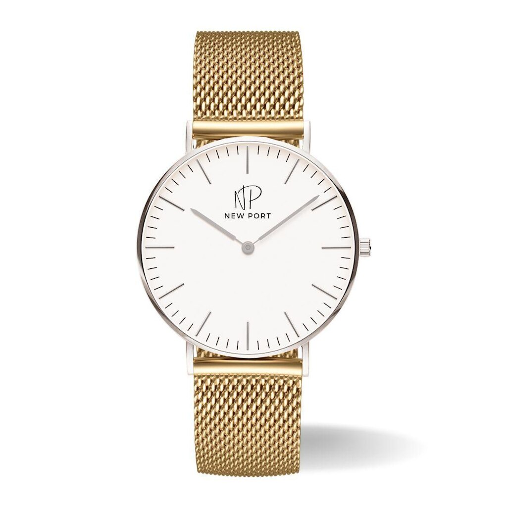 Relógio Masculino Bonaparte Casual Dourado 40mm New Port