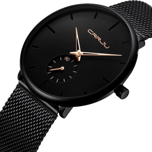 Relógio Masculino Casual Luxo Ultra Fino + Bracelete Metal
