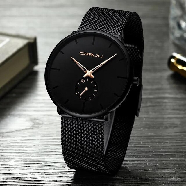 Relógio Masculino Casual Luxo Ultra Fino + Bracelete Metal
