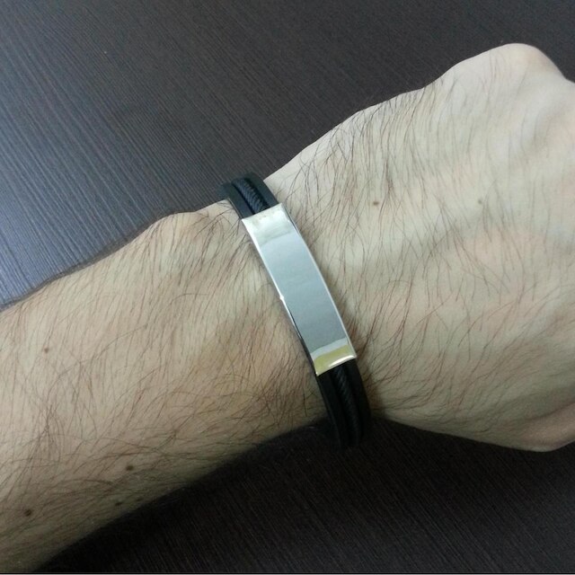 Relógio Masculino Casual Ultra Fino Preto + Bracelete Metal