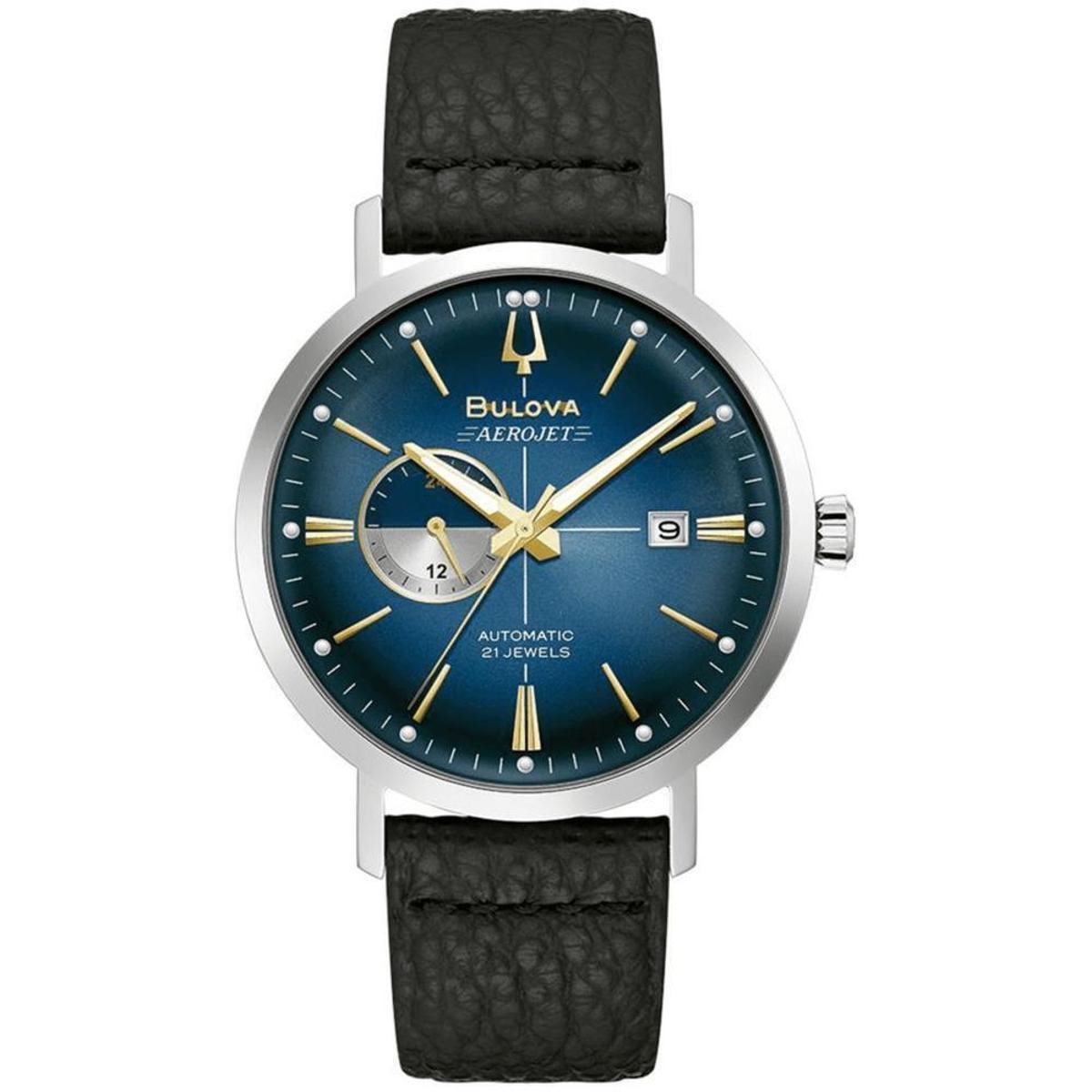 Relógio Masculino Classic Aerojet Bulova Prata 96B374 - Prata Menor preço em Relógio Masculino Classic Aerojet Bulova Prata 96B374 - Prata