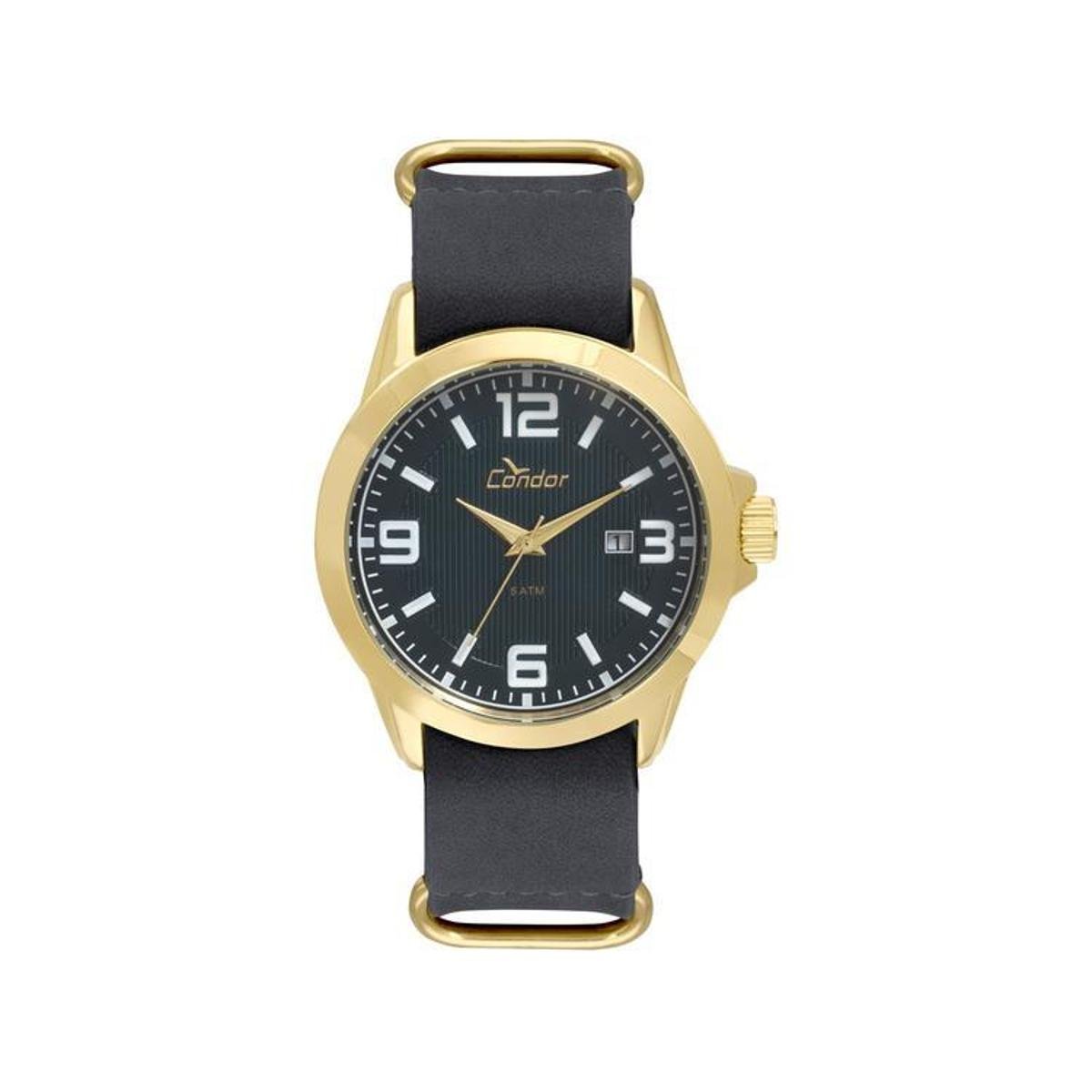 Relógio Masculino Condor Analógico - Preto Menor preço em Relógio Masculino Condor Analógico - Preto