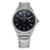 Relógio Masculino de Aço Tuguir Analógico Infinity TGI37208 Prata e Preto - Prata+Preto