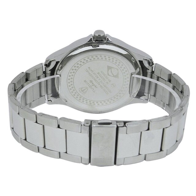 Relógio Masculino de Aço Tuguir Analógico Infinity TGI37208 Prata e Preto