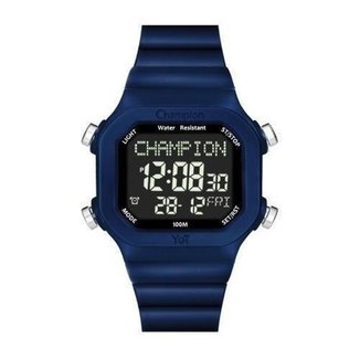 Relógio Masculino Digital Champion YoT Azul Marinho CP40181A