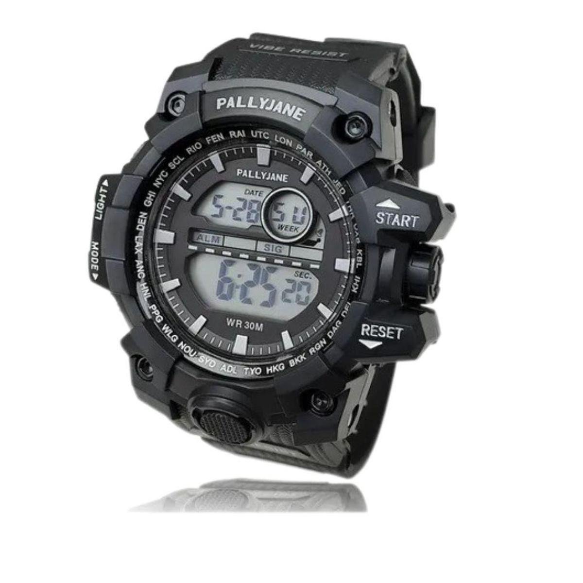 Relógio Masculino Digital Led Esportivo De Pulso Esporte Redondo Sport Resistente A Água Moderno Menor preço em Relógio Masculino Digital Led Esportivo De Pulso Esporte Redondo Sport Resistente A Água Moderno