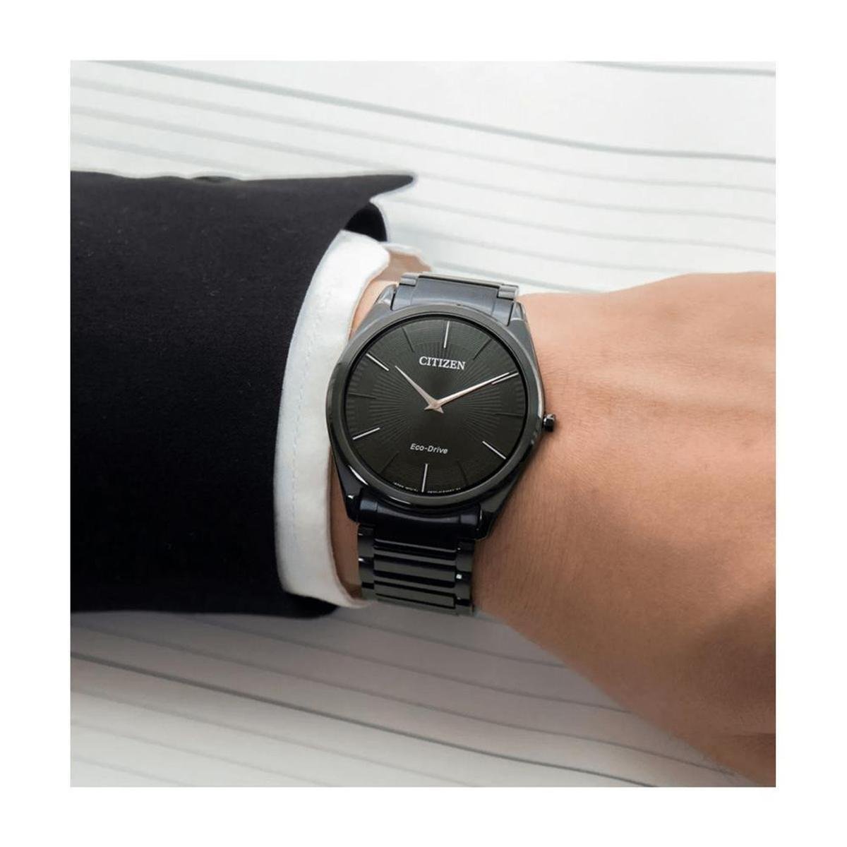 Relógio Masculino Eco-Drive Citizen Preto TZ20984D / AR3079-85E
