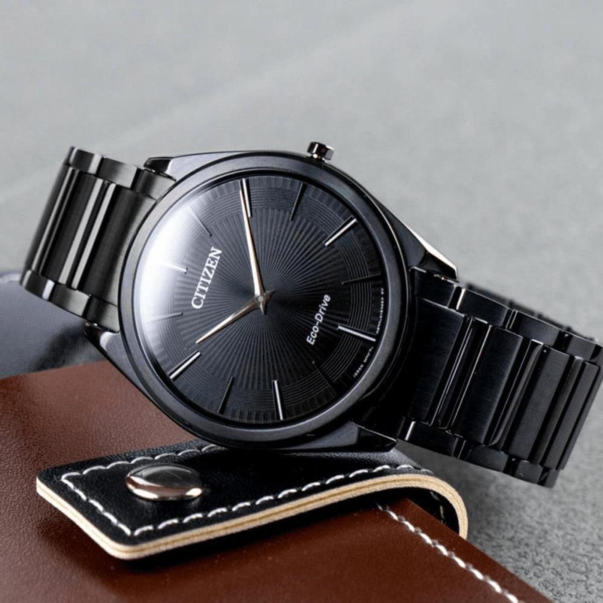 Relógio Masculino Eco-Drive Citizen Preto TZ20984D / AR3079-85E