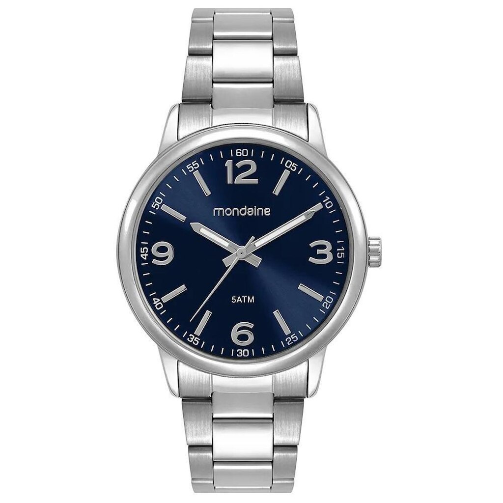 Relógio Masculino Mondaine Analógico Prata 99897G0MVNE3