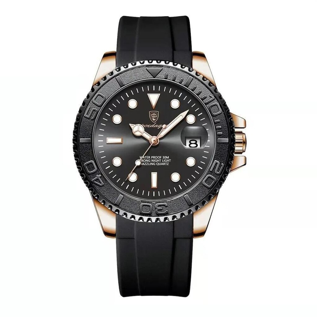 Relógio Masculino Poedagar 680S Aço inoxidável