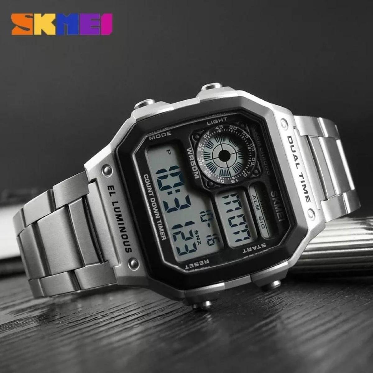 Relógio Masculino Skmei 1335 Á Prova D'água Digital Esporte Menor preço em Relógio Masculino Skmei 1335 Á Prova D'água Digital Esporte