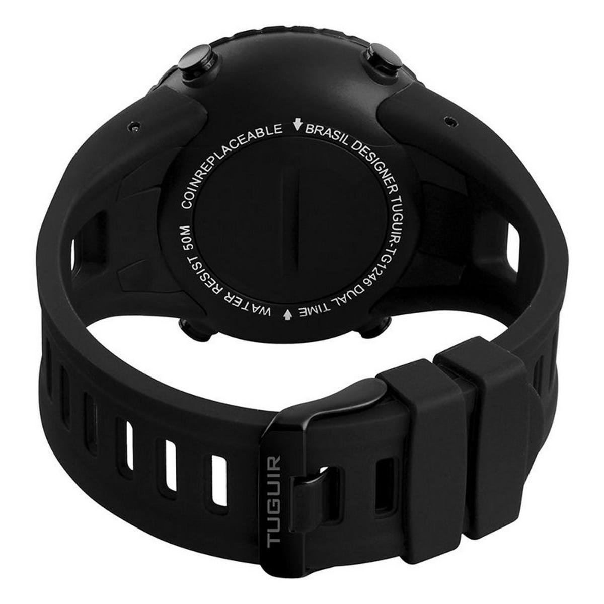 Relógio Masculino Tuguir Digital TG1246 - Preto | Zattini