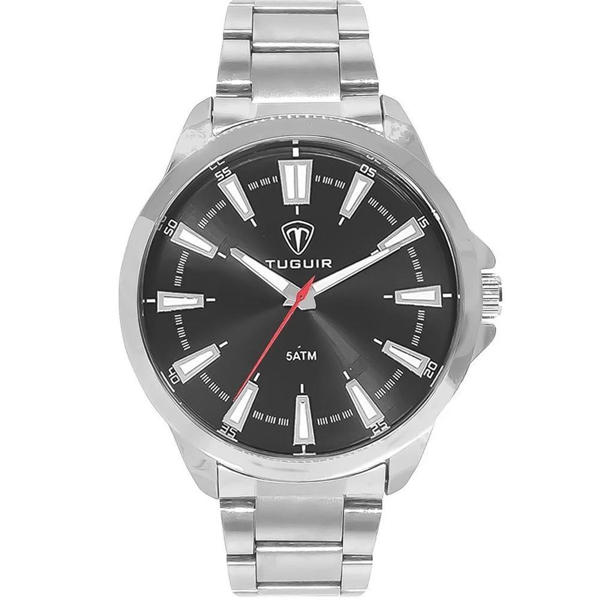 Relógio Masculino Tuguir Prata TG30231 Menor preço em Relógio Masculino Tuguir Prata TG30231