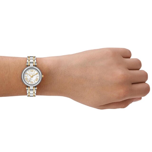 Relógio Michael Kors Laney MK4895/1KN Prata e Dourado