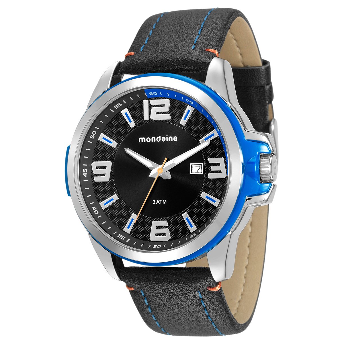 relogio mondaine masculino azul
