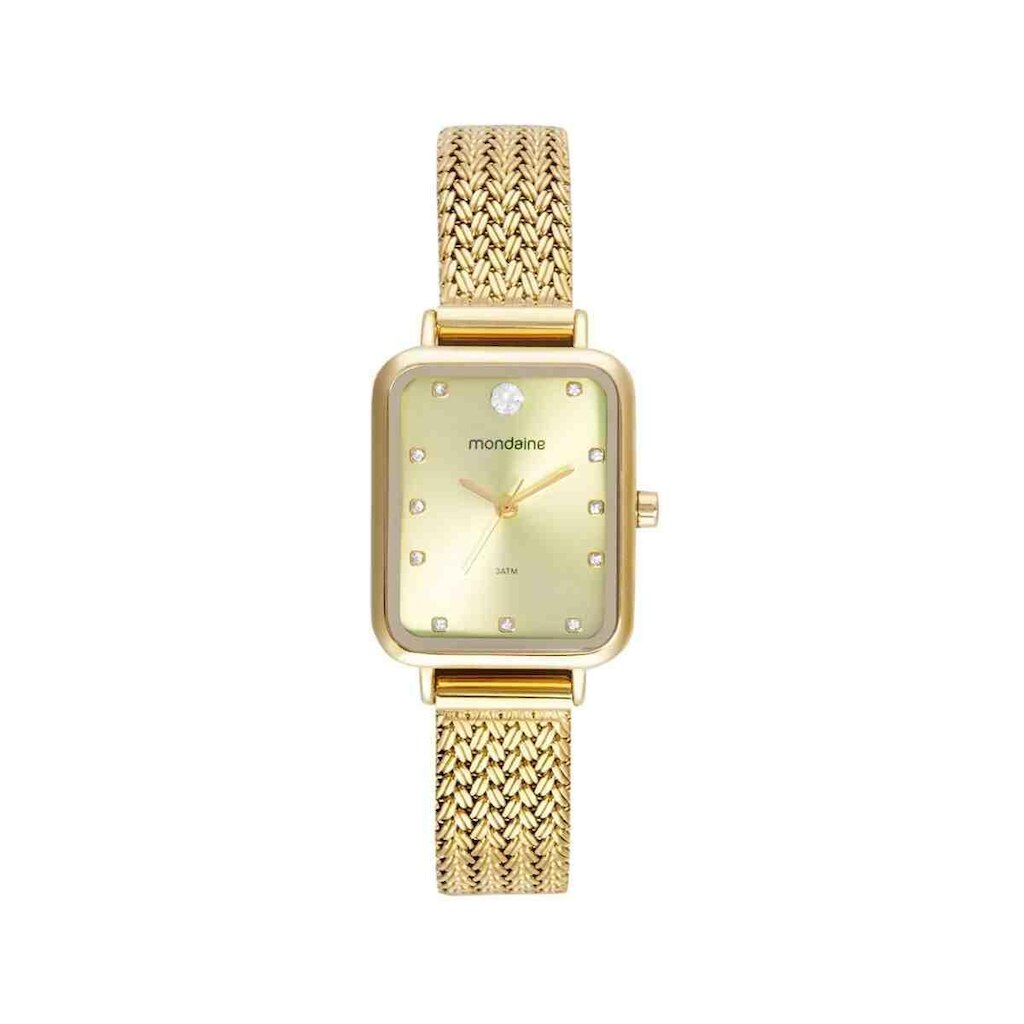 Relógio Mondaine Clássico Dourado Feminino 32744LPMVDE1