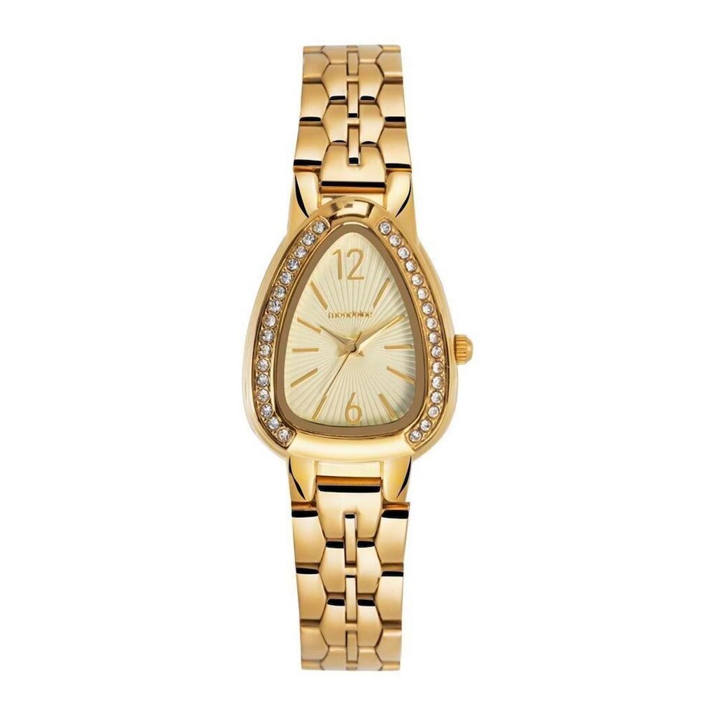 Relogio Mondaine Feminino Ref: 40009lpmvde1 Fashion Triangular Dourado