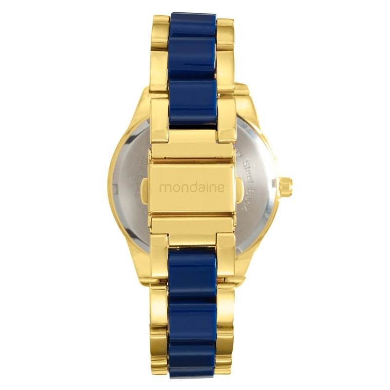 relogio mondaine azul feminino