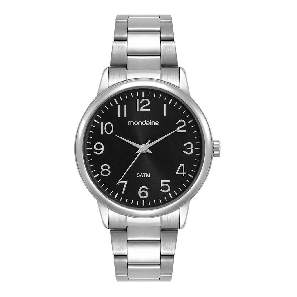 Relogio Mondaine Masculino Ref: 99896g0mvne3 Casual Prateado
