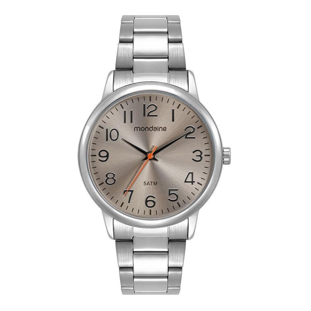 Relogio Mondaine Masculino Ref: 99896g0mvne4 Casual Prateado