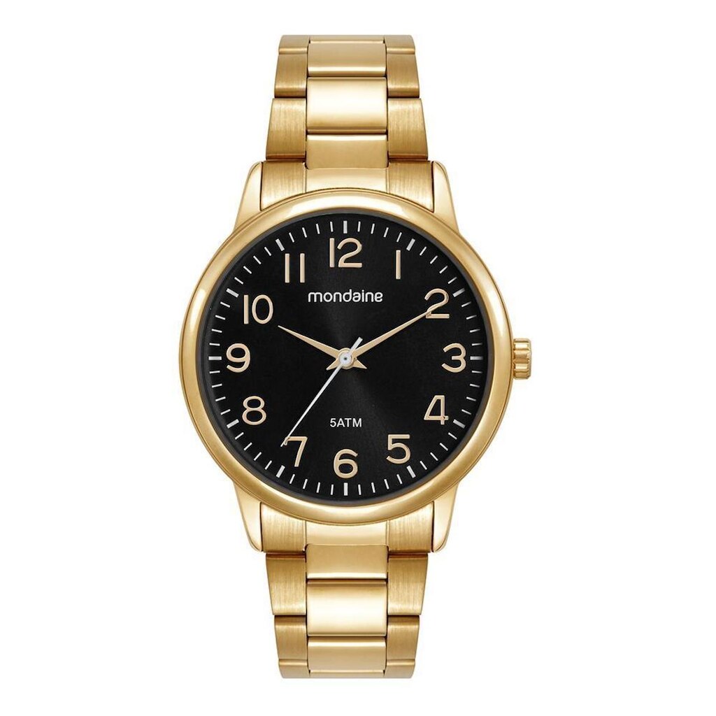 Relogio Mondaine Masculino Ref: 99896gpmvde1 Casual Dourado