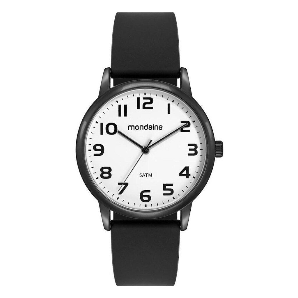 Relogio Mondaine Masculino Ref: 99900gpmvpi1 Esportivo Black