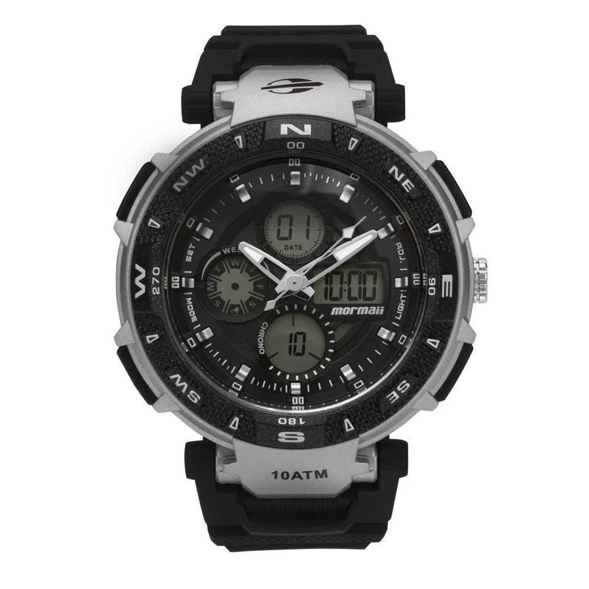 Relógio Mormaii Digital Mormaii MO0540A/8P - Preto Menor preço em Relógio Mormaii Digital Mormaii MO0540A/8P - Preto