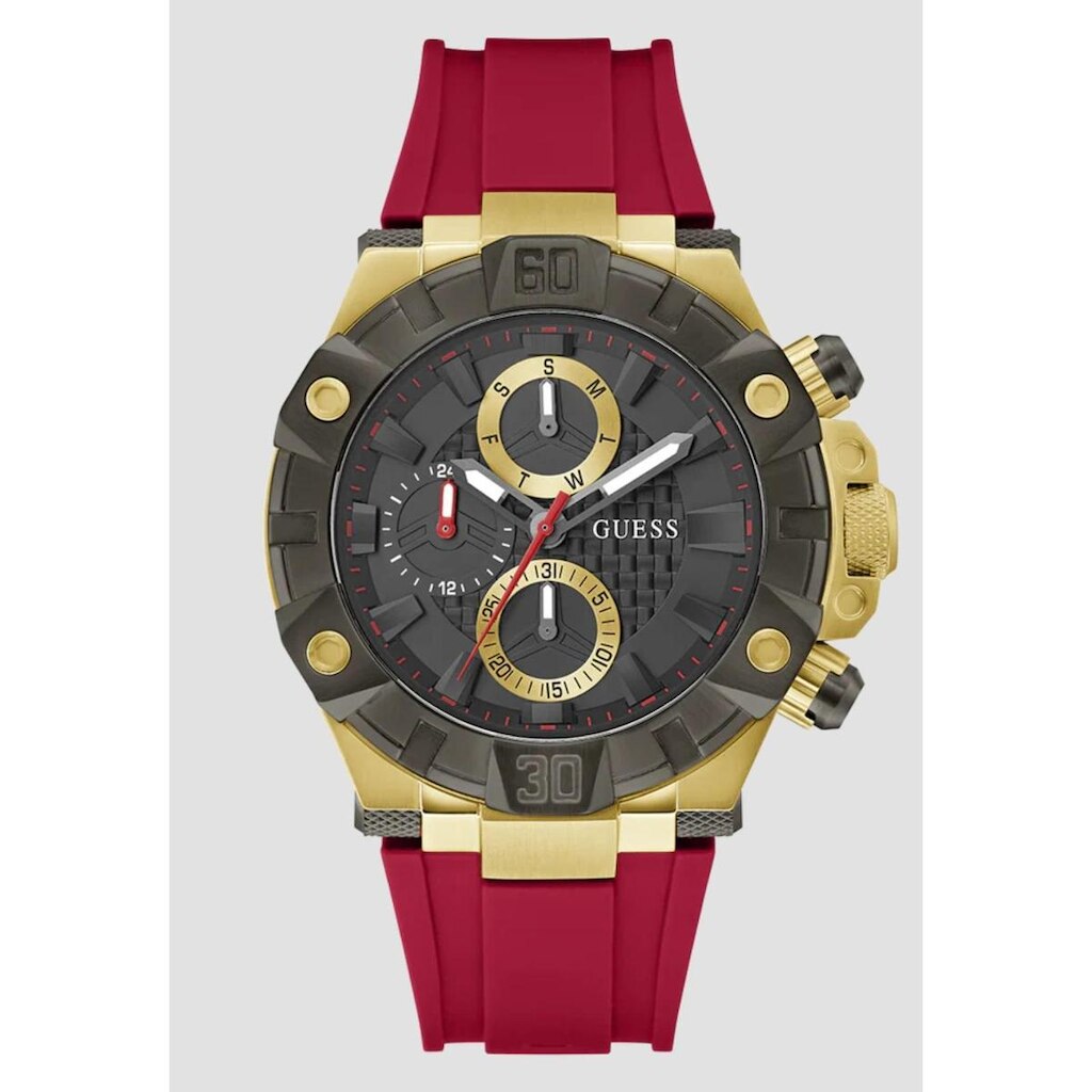 Relógio Multifunções Sport Vermelho