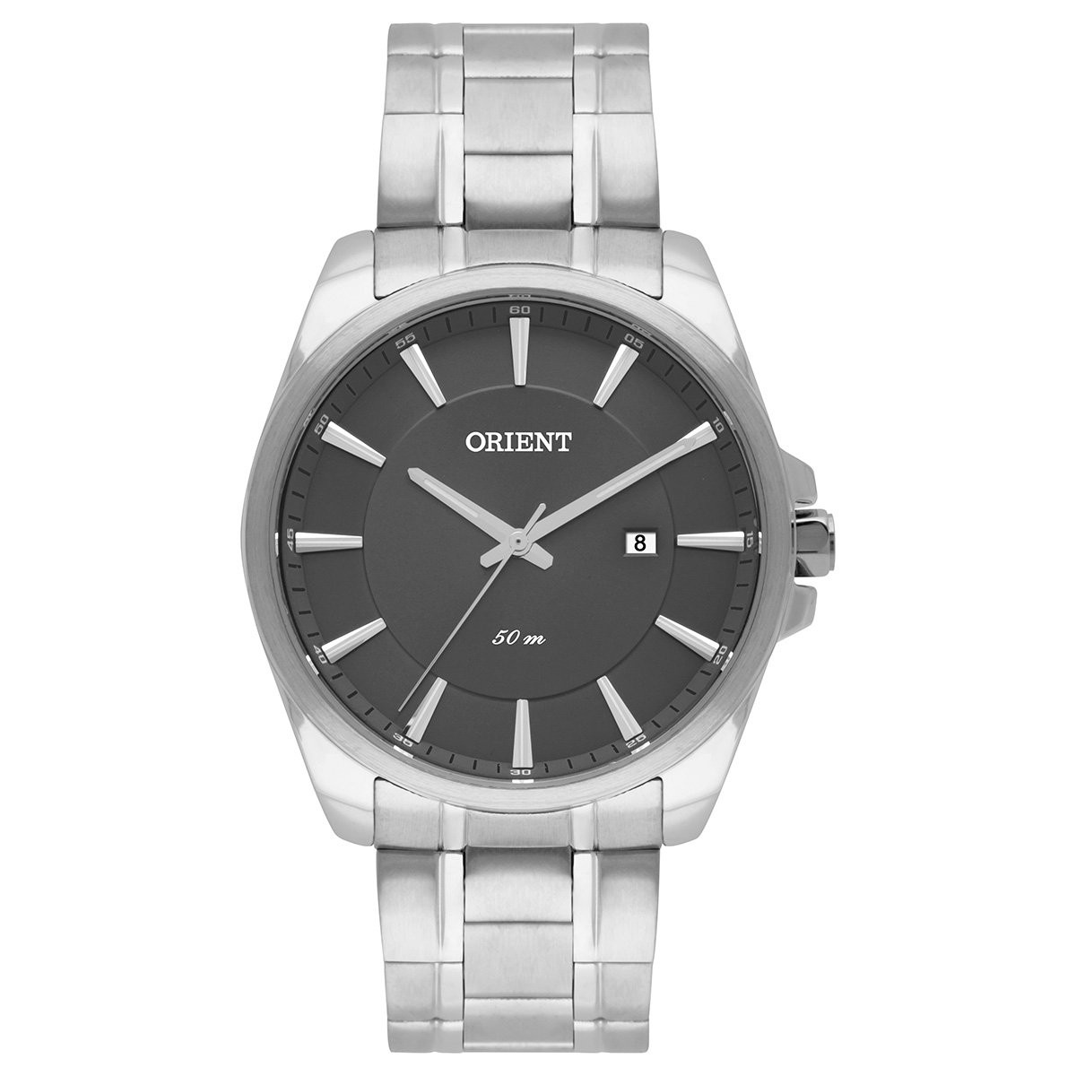 Relógio Orient Analógico MBSS1320 Masculino - Prata+Preto Menor preço em Relógio Orient Analógico MBSS1320 Masculino - Prata+Preto