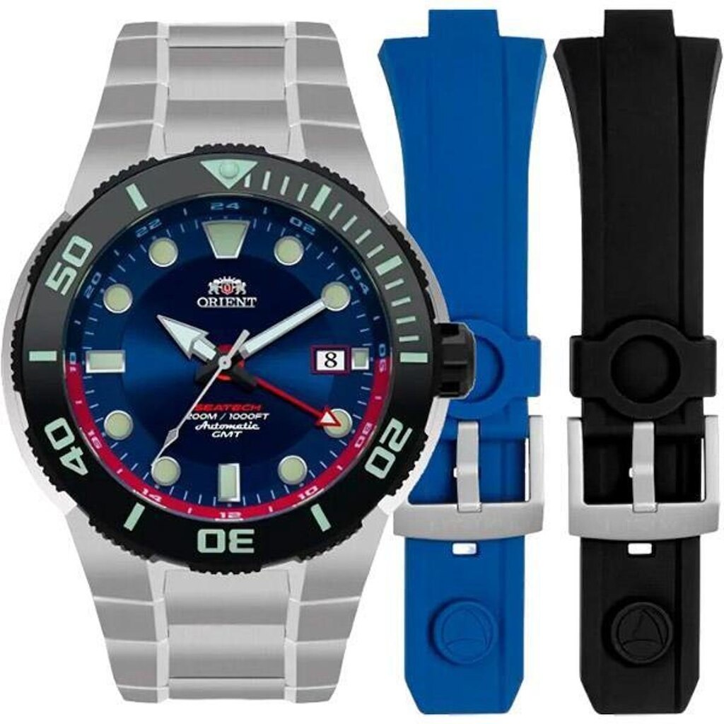 Relógio ORIENT Automático Seatech GMT NH3TT001 D1GX TITANIUM