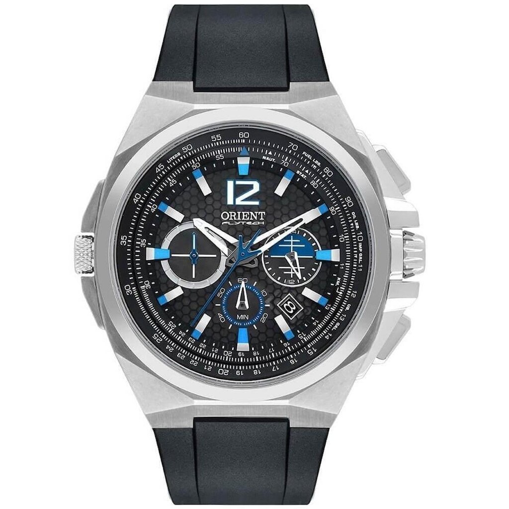 Relógio ORIENT Masculino FlyTech MBTPC007 G2PX Safira Solar
