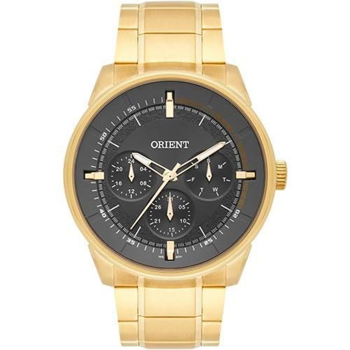 Relógio Orient MGSSM026 G1KX Masculino - Dourado Menor preço em Relógio Orient MGSSM026 G1KX Masculino - Dourado