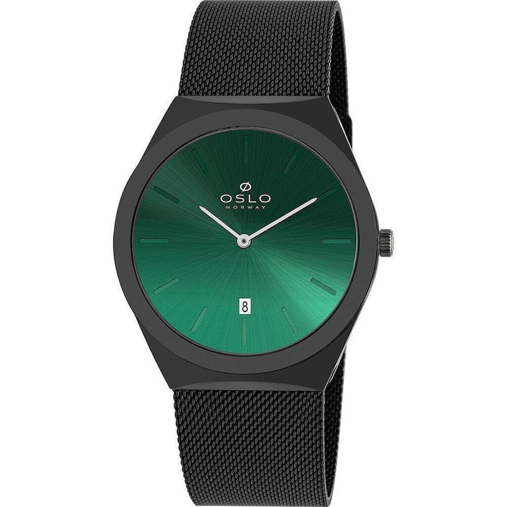 Relógio Oslo Epx Slim Mesh Black
