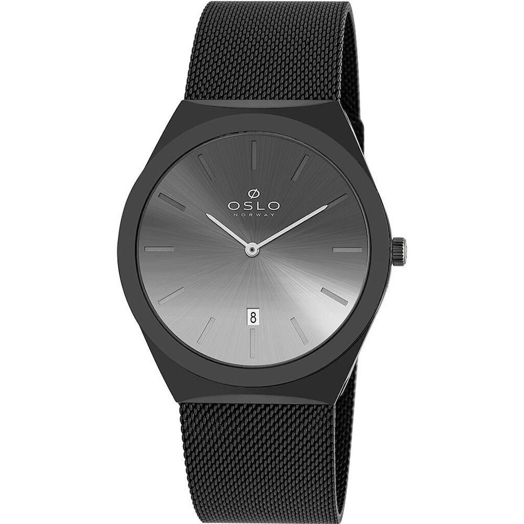 Relógio Oslo Psx Slim Mesh Black